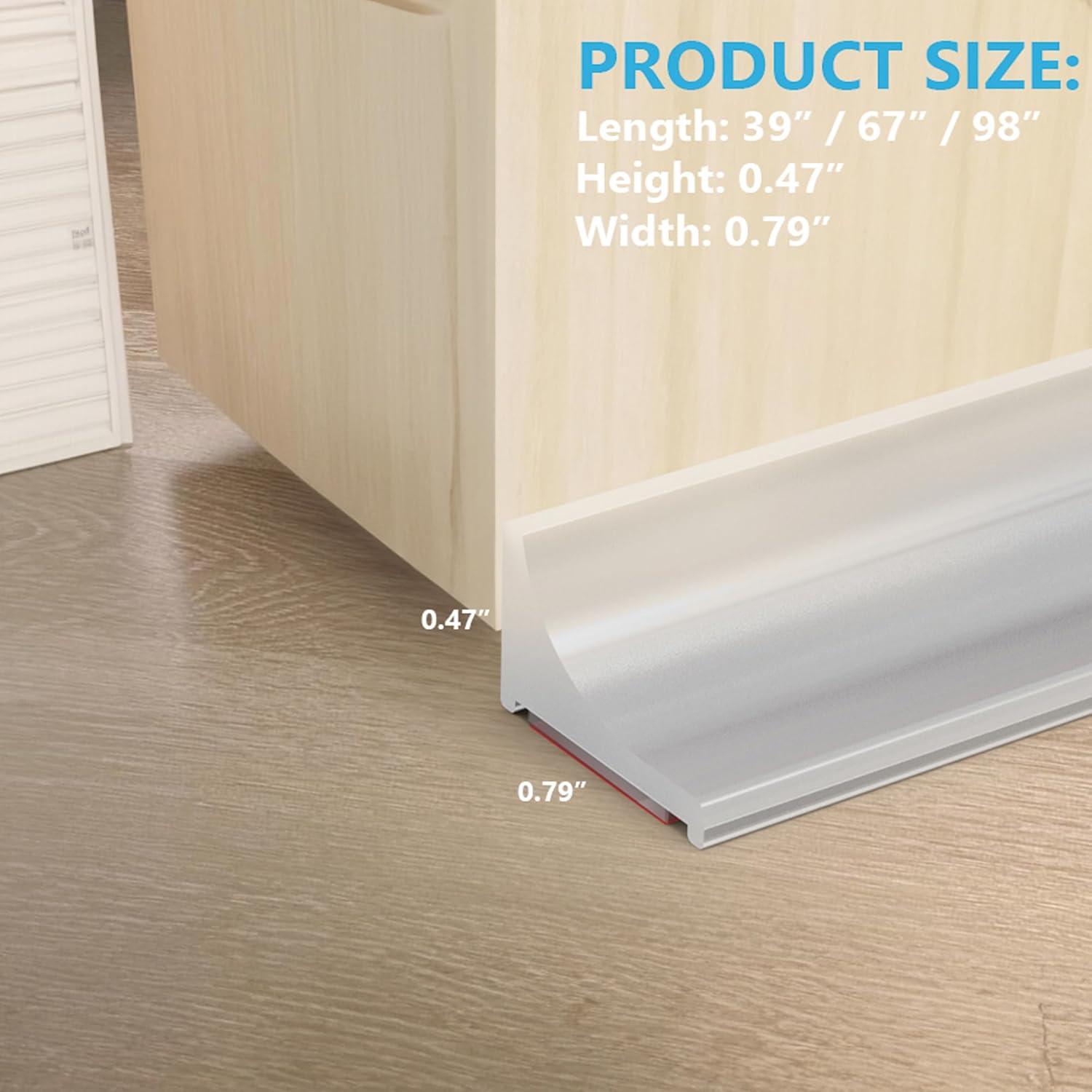 Umbral de Ducha Silicona Transparente 100 cm Zehiels