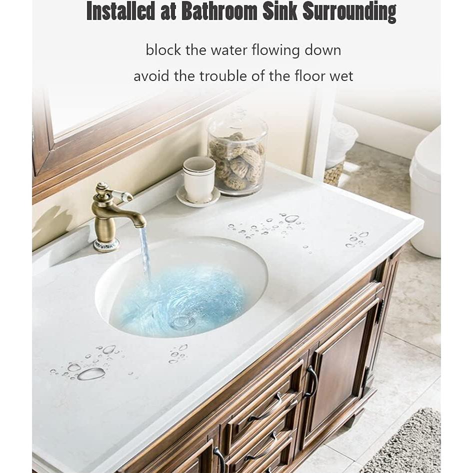 Tira de Agua de Silicona Eohmay 198 cm para Ducha y Fregadero