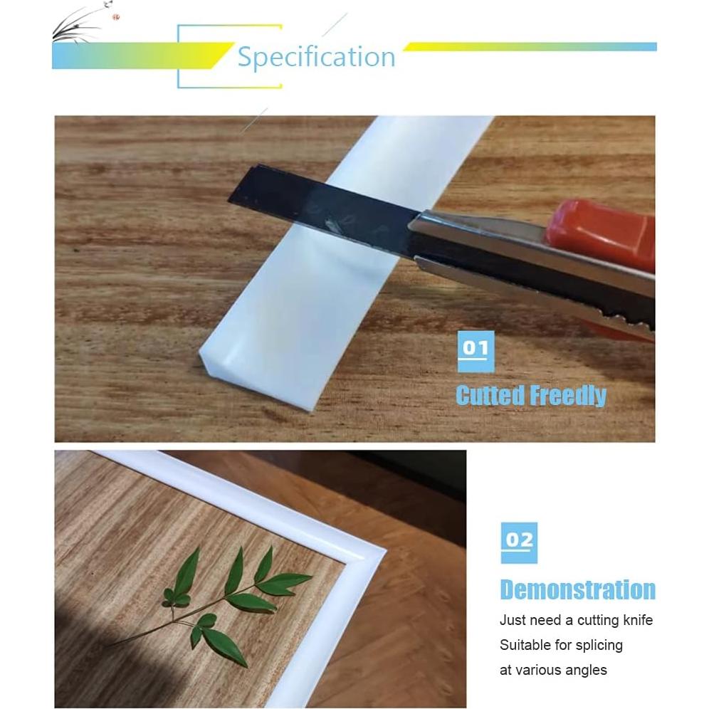 Tira de Agua de Silicona Eohmay 198 cm para Ducha y Fregadero