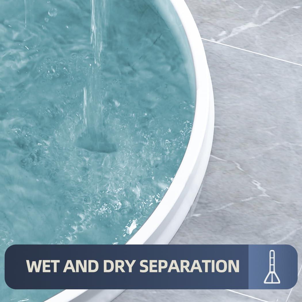 Dique de Ducha Colapsable KYDRAGON 1.6m Blanco 3" Alto