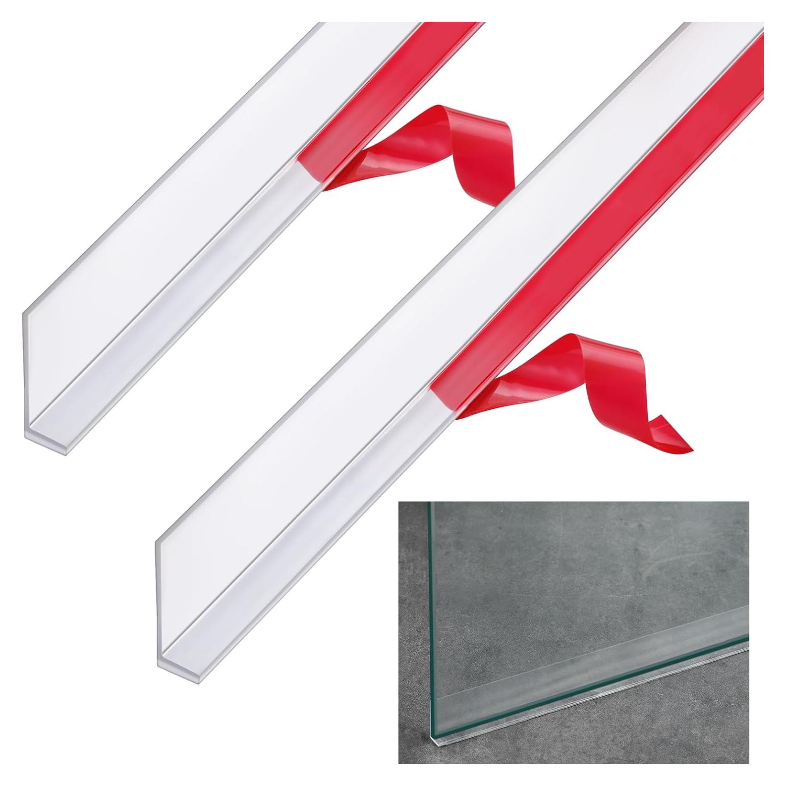 Tira de Sello L Vinilo Transparente Newtay 1,85 m 2 Pcs