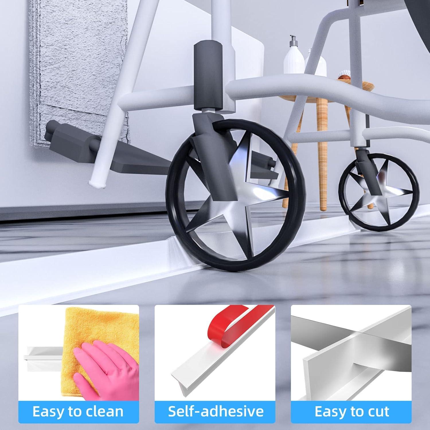 Duzzy Dique de Agua para Ducha 170 cm Tira de Sello Silicona