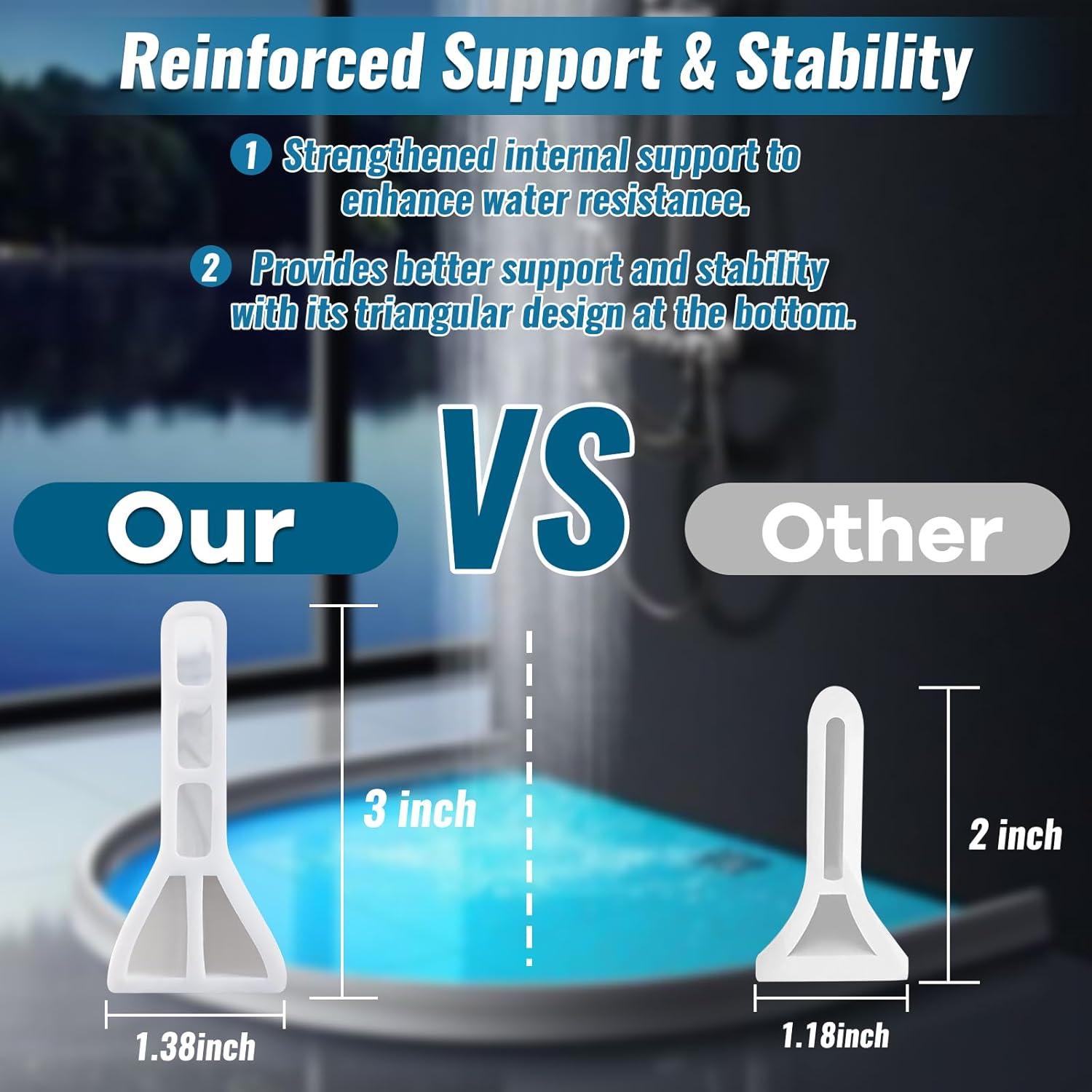 Dique de Ducha Colapsable AMZKONIG 1,68 m Antisalpicaduras