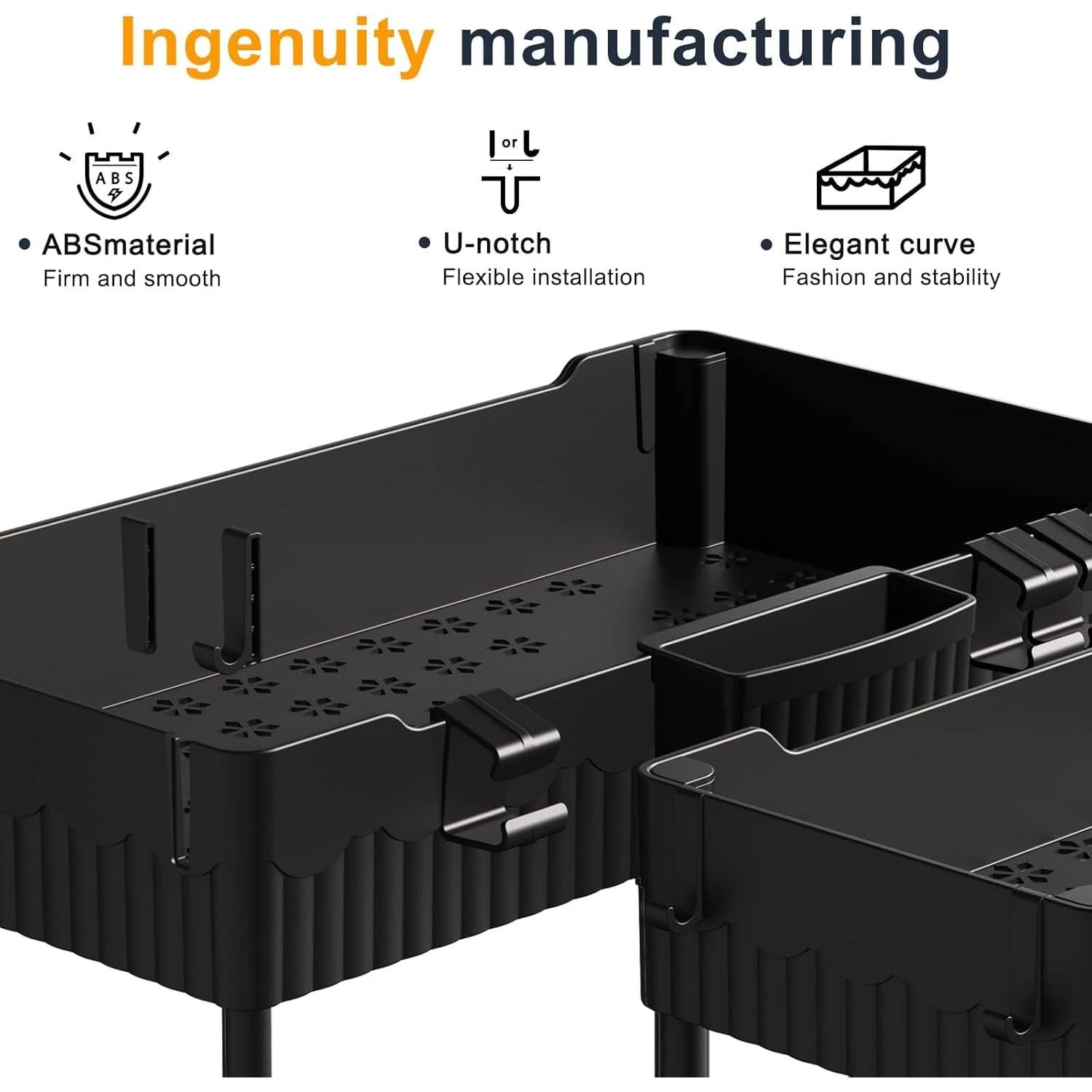 Organizador Bajo Fregadero Sevenblue 2 Paquetes Multiusos