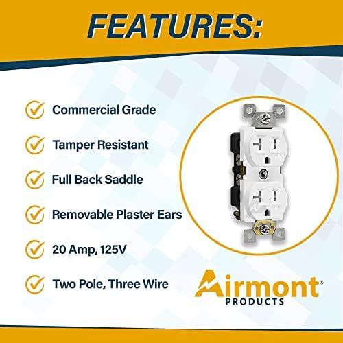 Kit Caja Eléctrica 4x4" Airmont con Receptáculo Dúplex 20A