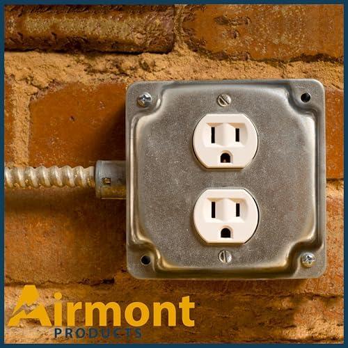 Kit Caja Eléctrica 4x4" Airmont con Receptáculo Dúplex 20A