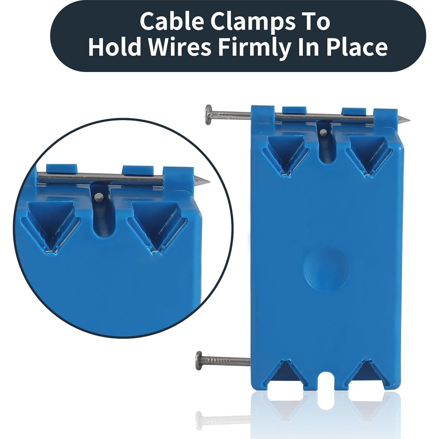 Paquete de 10 cajas eléctricas ANKYLHUA 1 gang PVC 18 in³