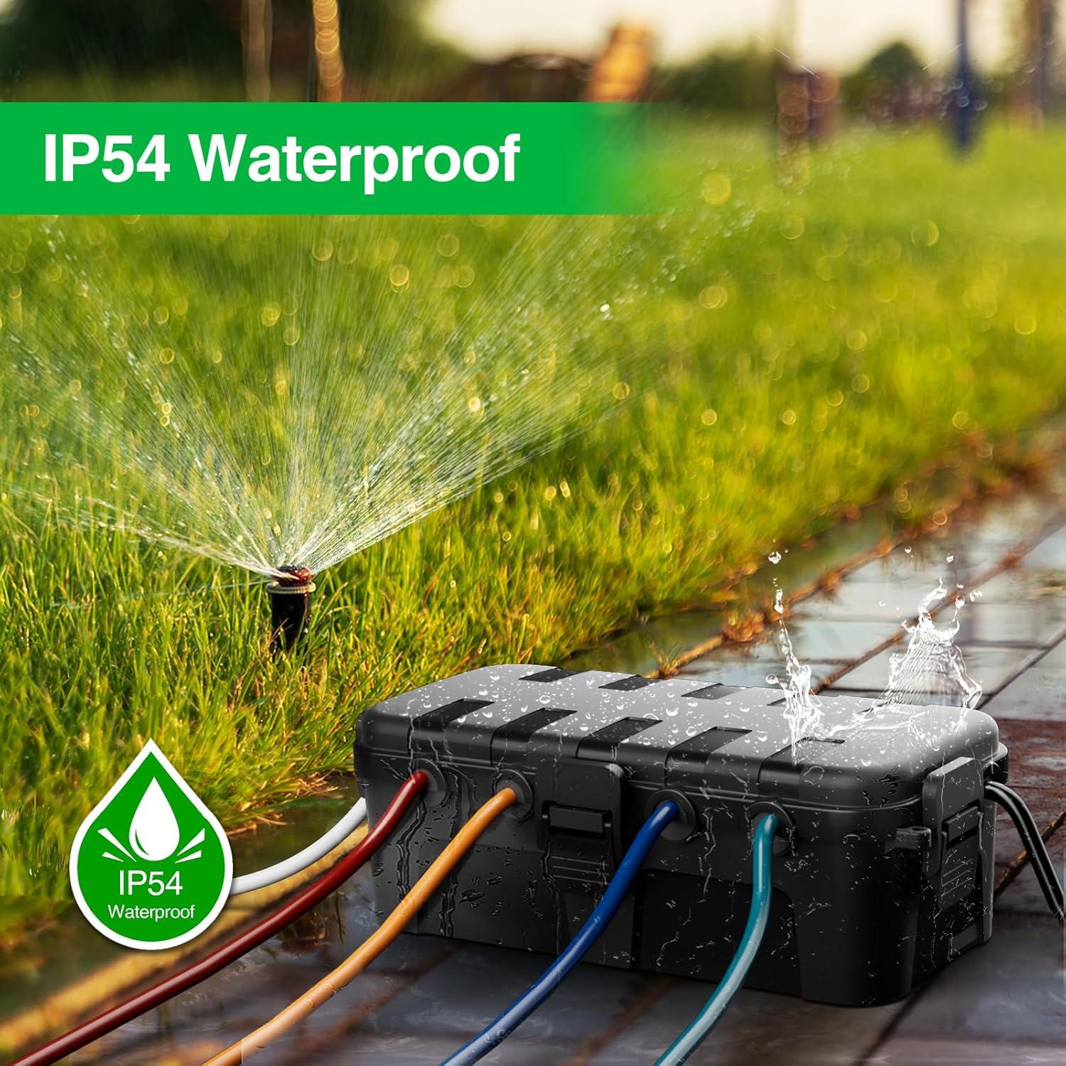 Caja Eléctrica Exterior Flemoon IP54 29x13x10 cm 6 Puertos