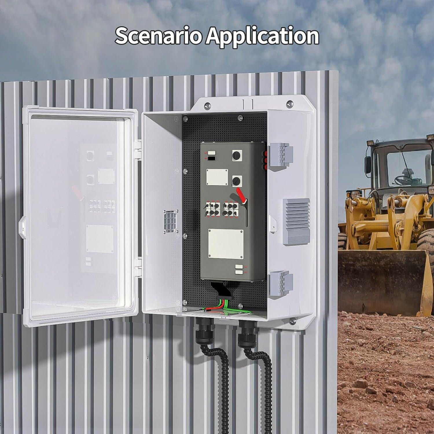 Caja de Conexiones Eléctricas para Exterior 33cm x 23cm