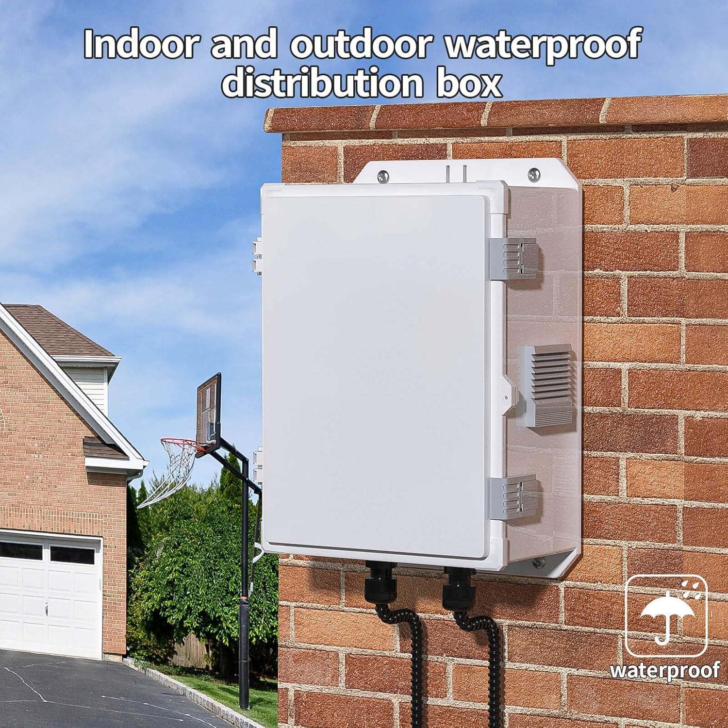 Caja de Conexiones Eléctricas para Exterior 33cm x 23cm