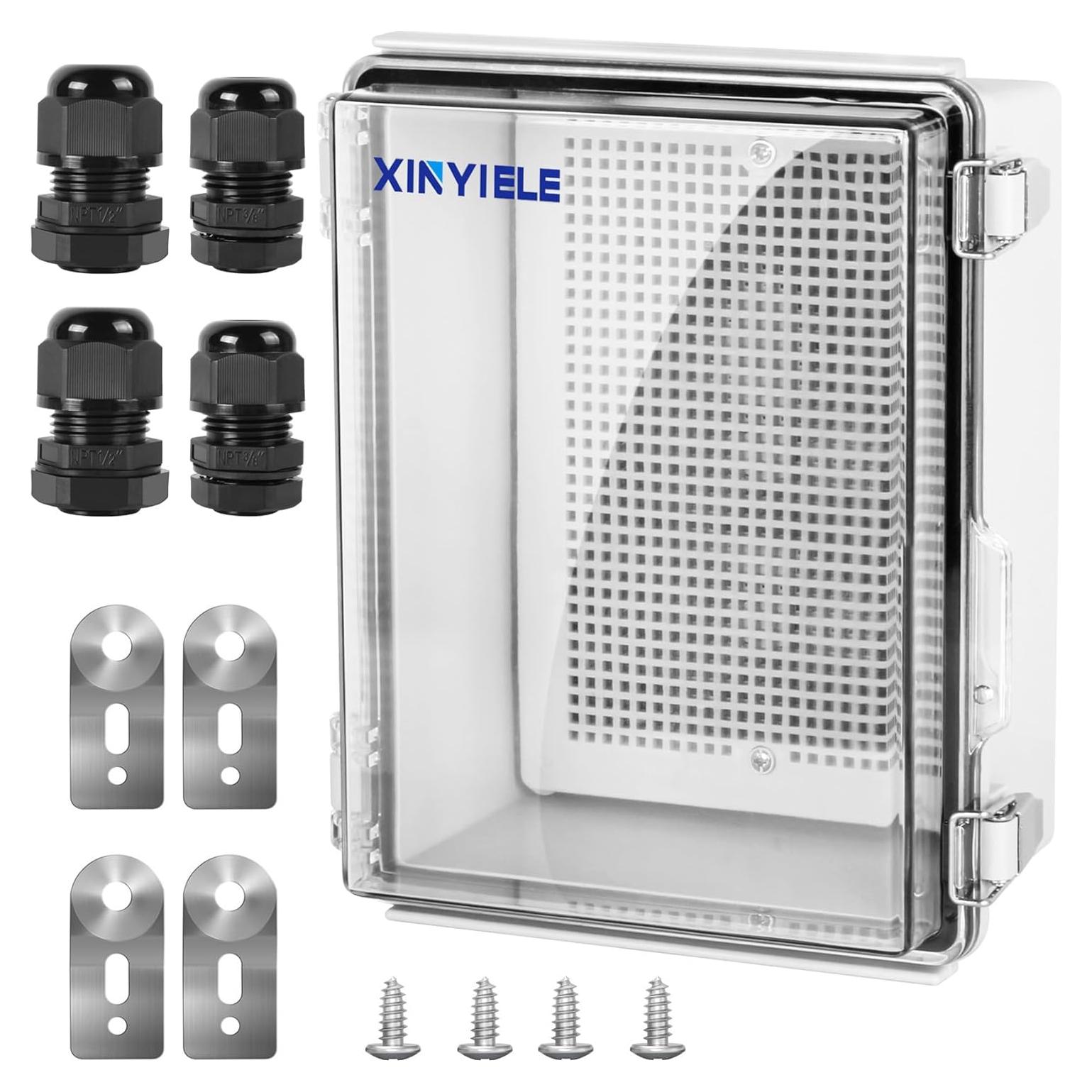 Caja de Conexiones IP67 XINYIELE 22.1x17x10.9cm Transparente