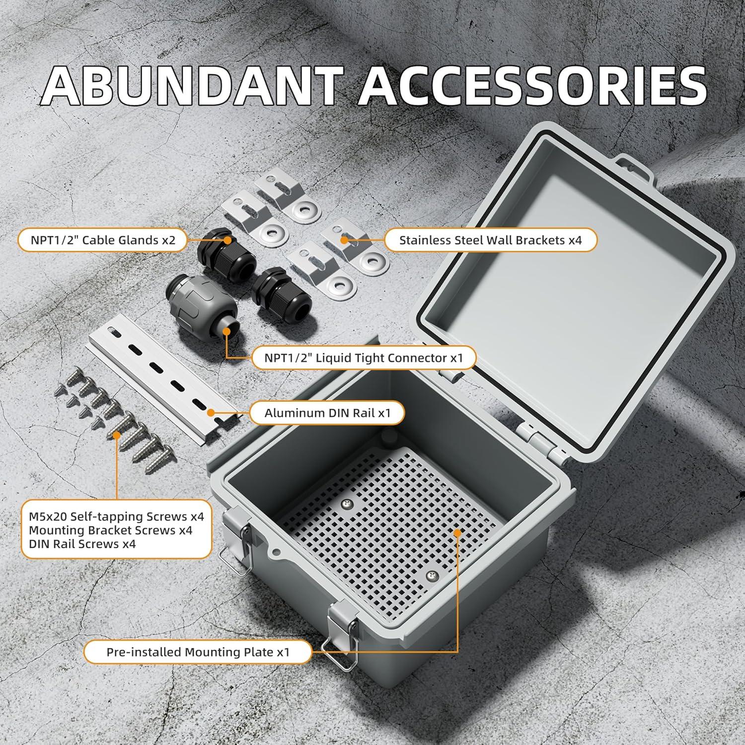 Caja Eléctrica Exterior Joinfworld IP67 15x15x9 cm Resistente