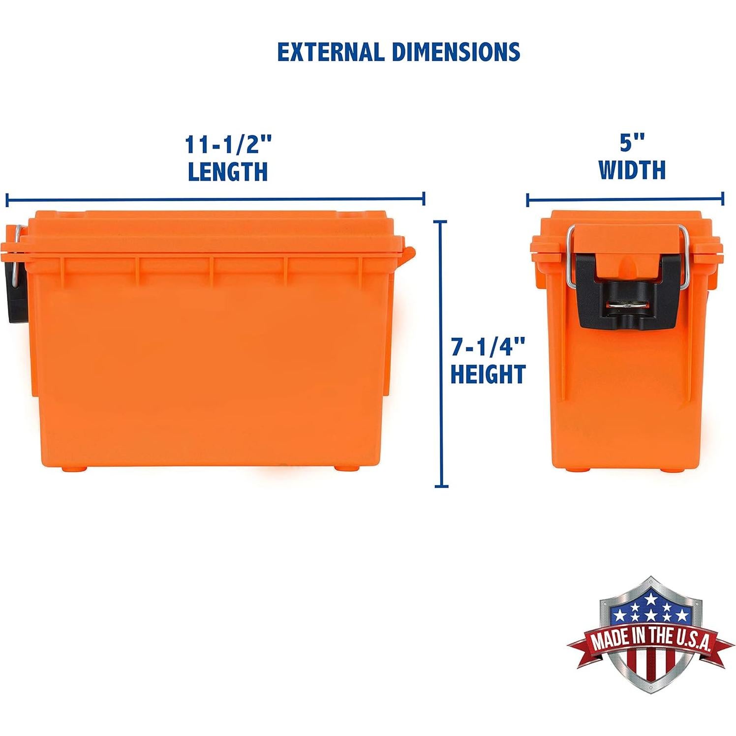 Caja de Almacenamiento Marina Sheffield 12680 Naranja 4.1L