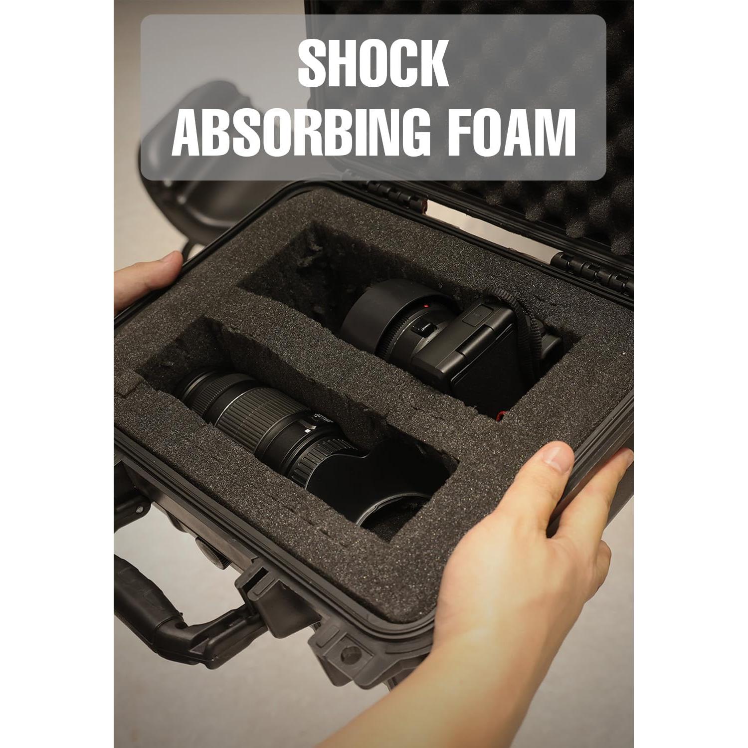 Estuche Protector Impermeable JACK BOSS 35x29x15 cm Negro