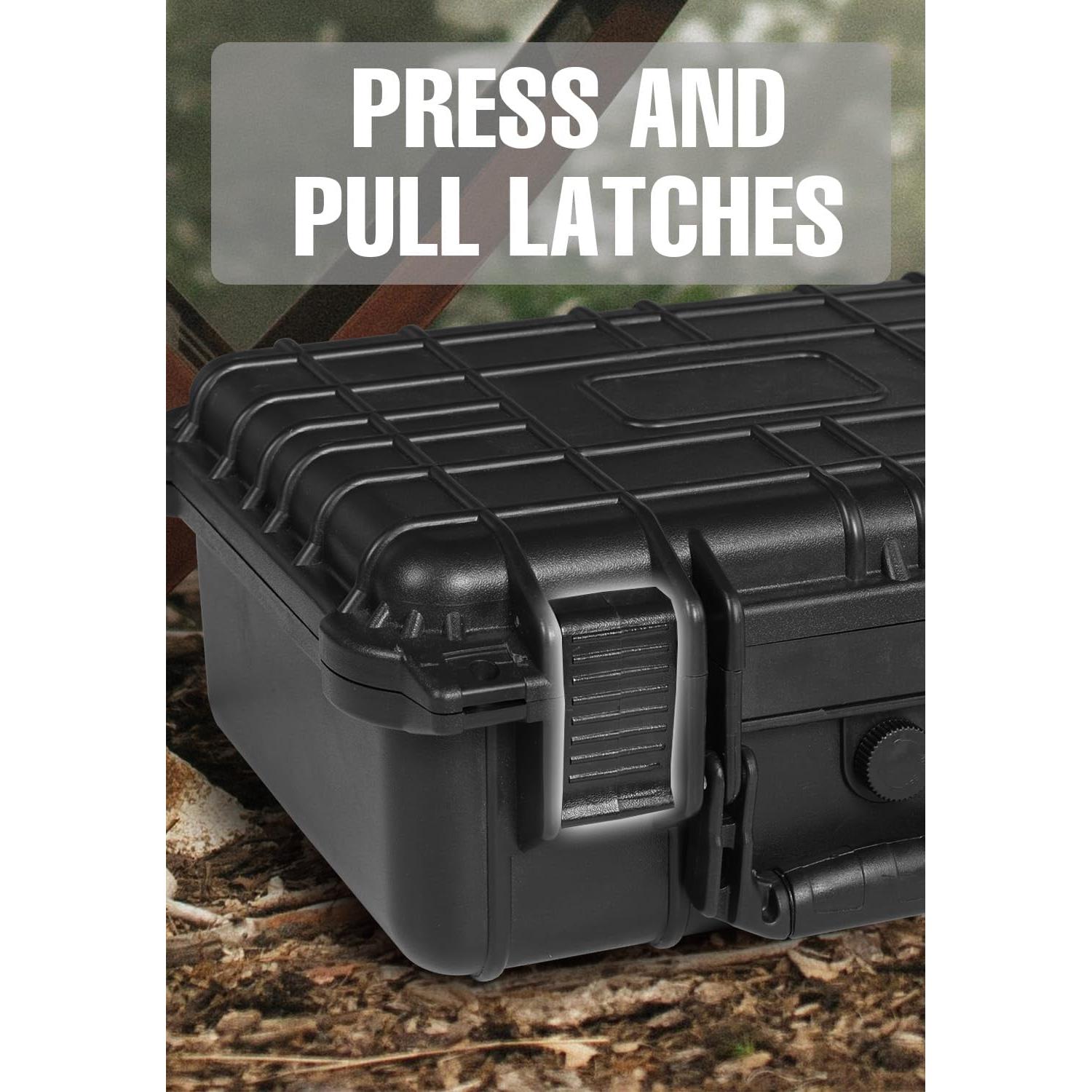 Estuche Protector Impermeable JACK BOSS 35x29x15 cm Negro