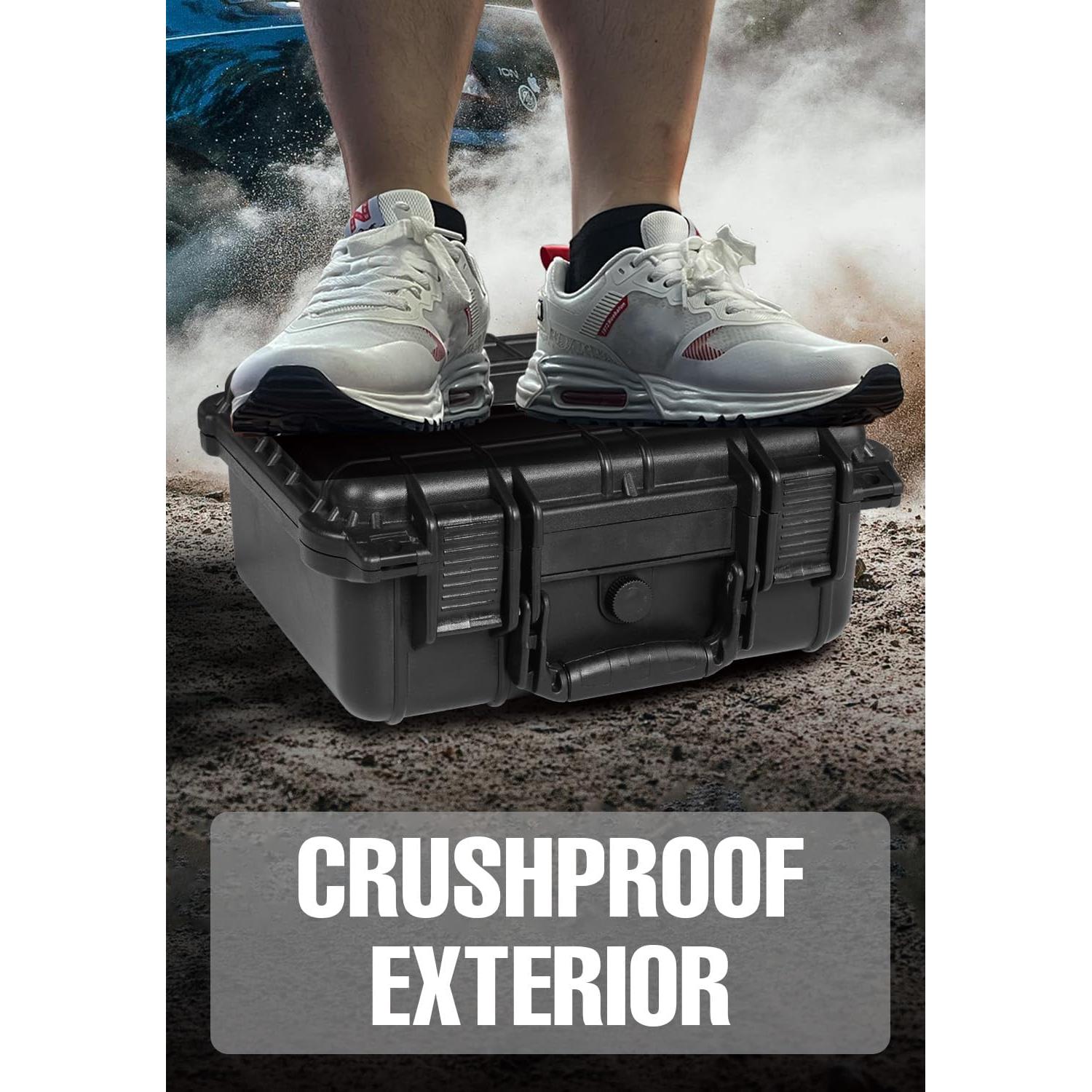 Estuche Protector Impermeable JACK BOSS 35x29x15 cm Negro