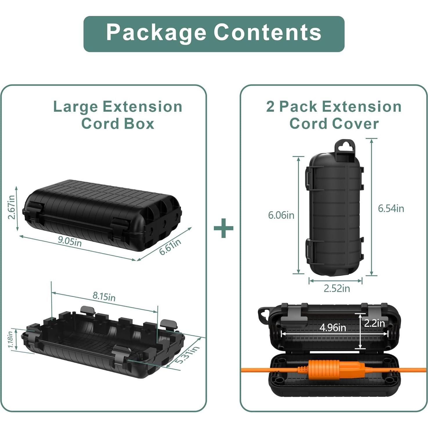 Caja de Extensión Exterior H HUNLEE IP54 Paquete de 3