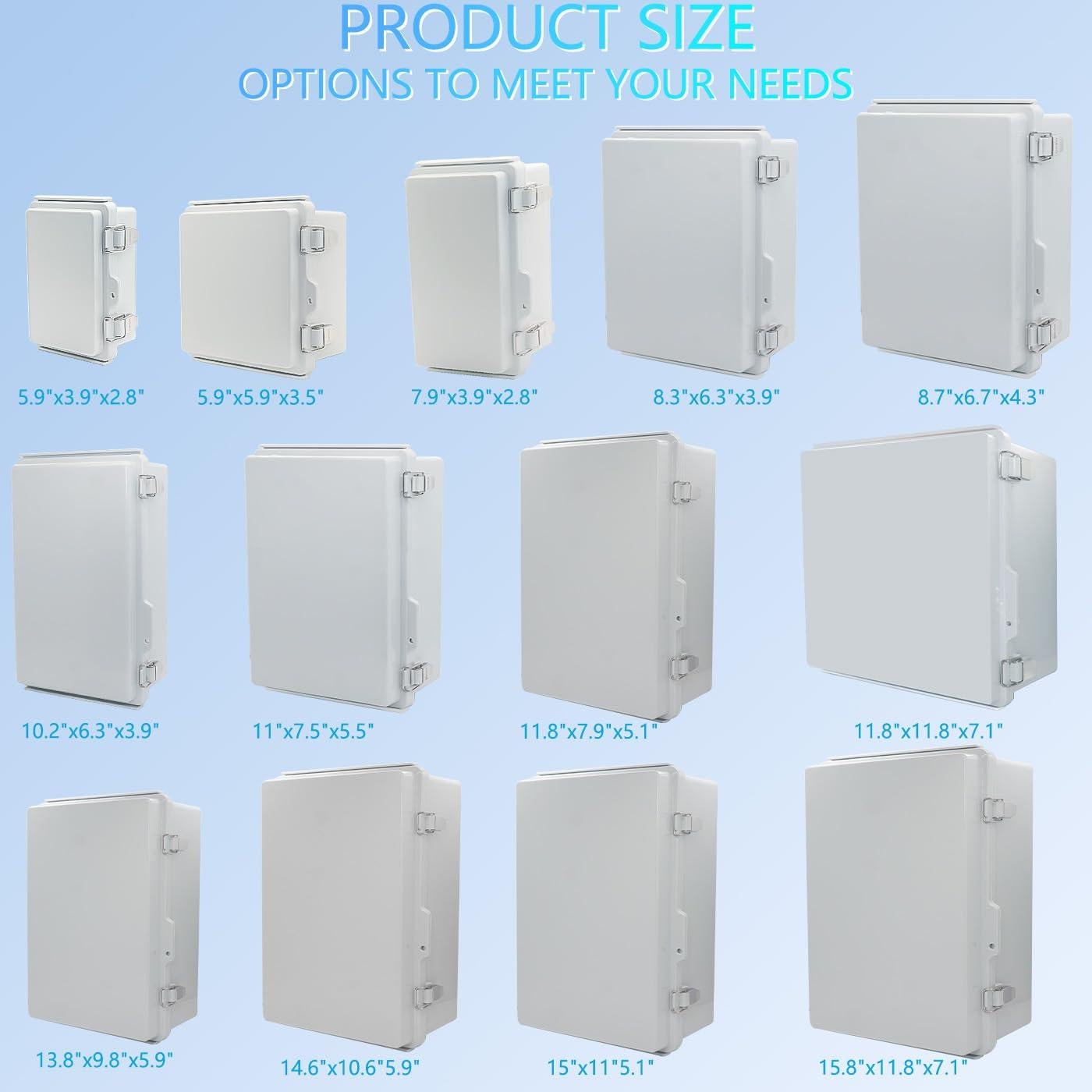 Caja de Conexiones Impermeable IP67 LuSumtly 280x190x140mm