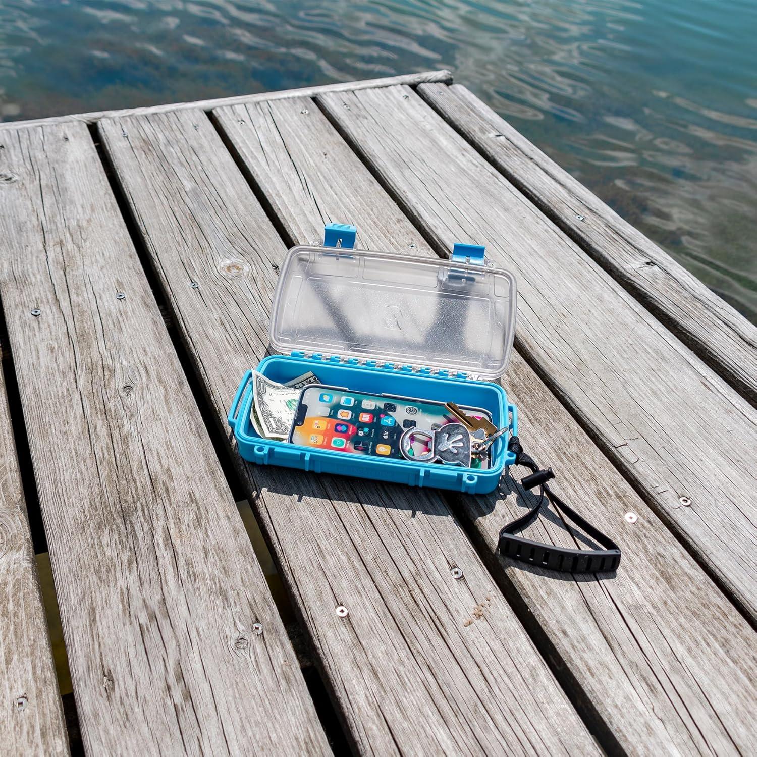 Caja Secadora Impermeable Geckobrands Mediana Azul 0.7L