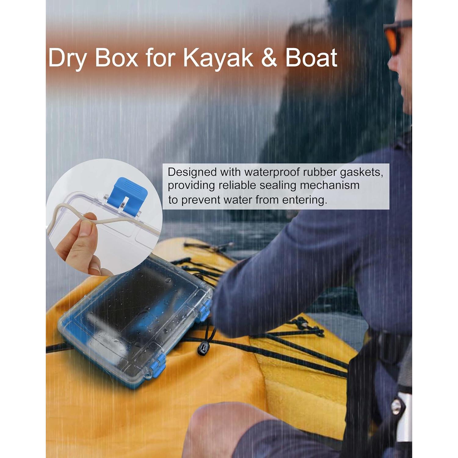 Caja Secadora Impermeable Wxvhji Azul 23.88x16.51x5.08 cm