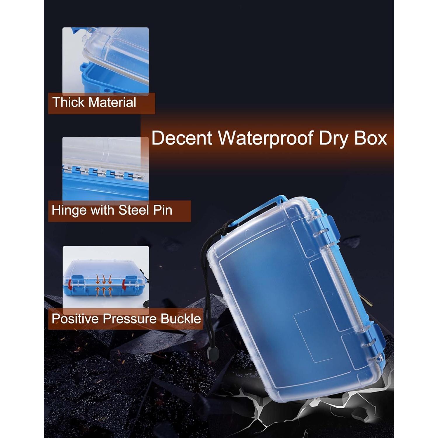 Caja Secadora Impermeable Wxvhji Azul 23.88x16.51x5.08 cm