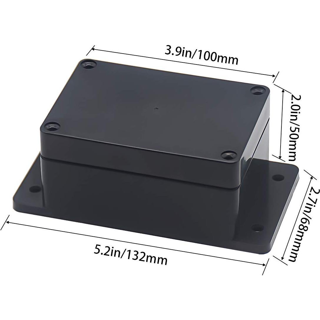 Caja de Conexiones Zulkit IP65 Plástico ABS 100x68x50mm Paquete 2