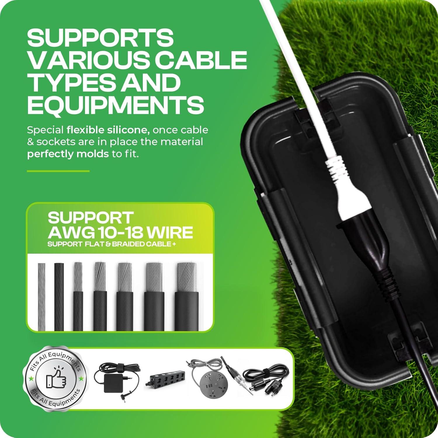 SockitBox Caja Eléctrica Impermeable Pequeña Negra