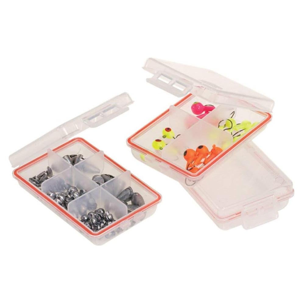 Cajas Impermeables Pequeñas Plano 3 Compartimentos Transparente