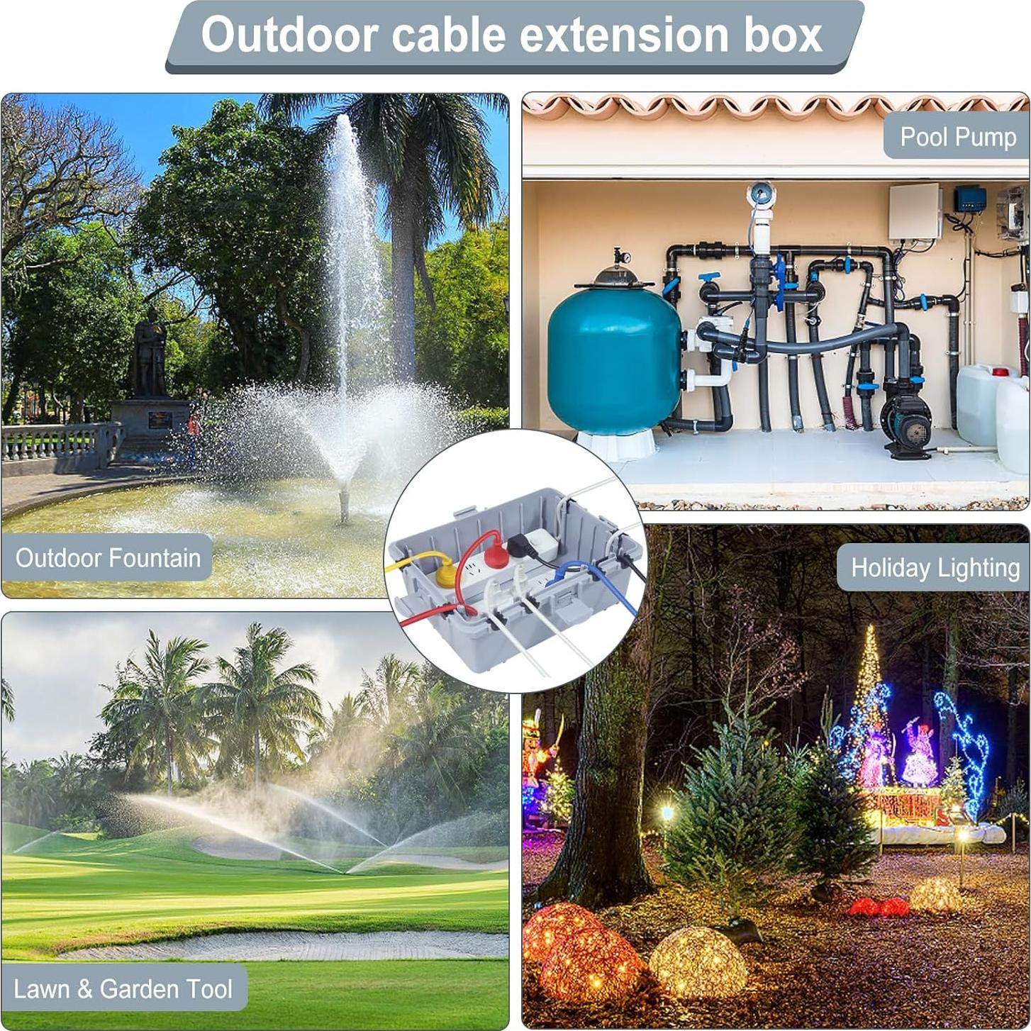 Caja Eléctrica Exterior Impermeable OUTDSPLY 32x23x13 cm