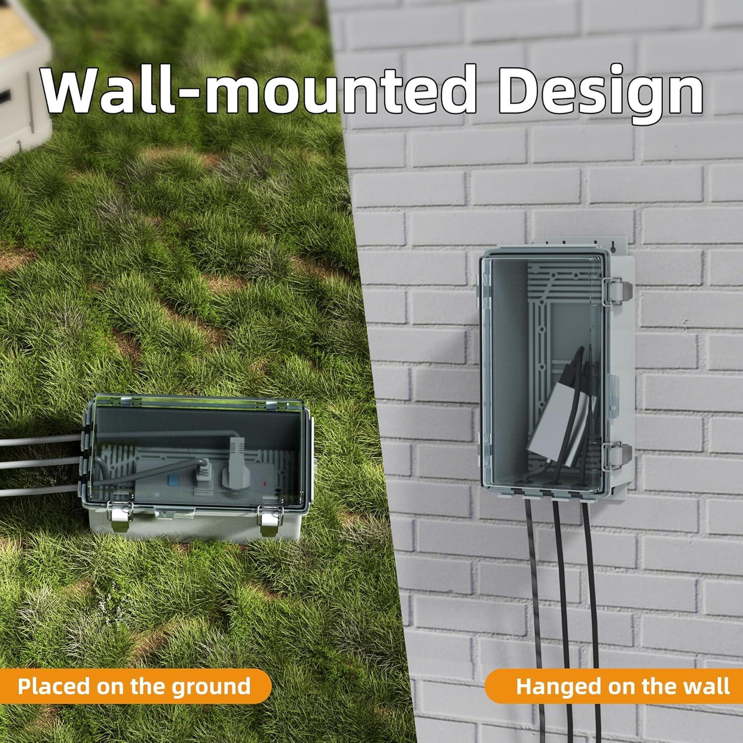 Cubierta de Cable de Extensión Joinfworld 20.57x10.67x9.65cm