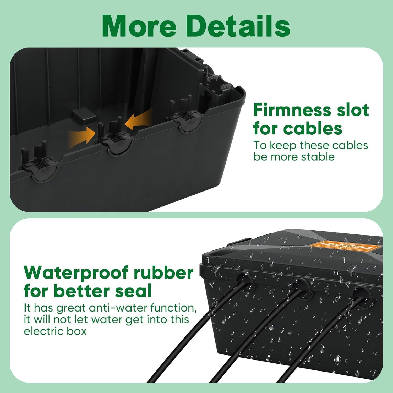 Caja Eléctrica Exterior Grande Blumway IP54 31.75x21.59x12.7cm