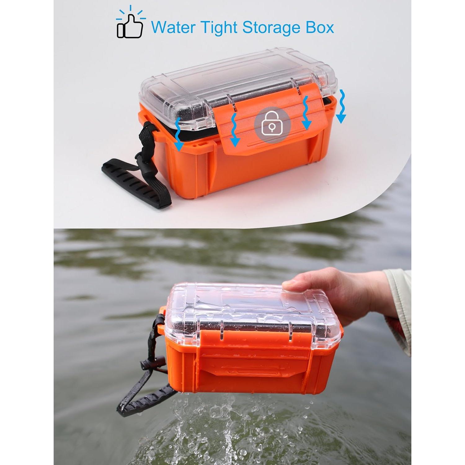 Caja Secadora Impermeable Hlotmeky Naranja 17x12x9 cm