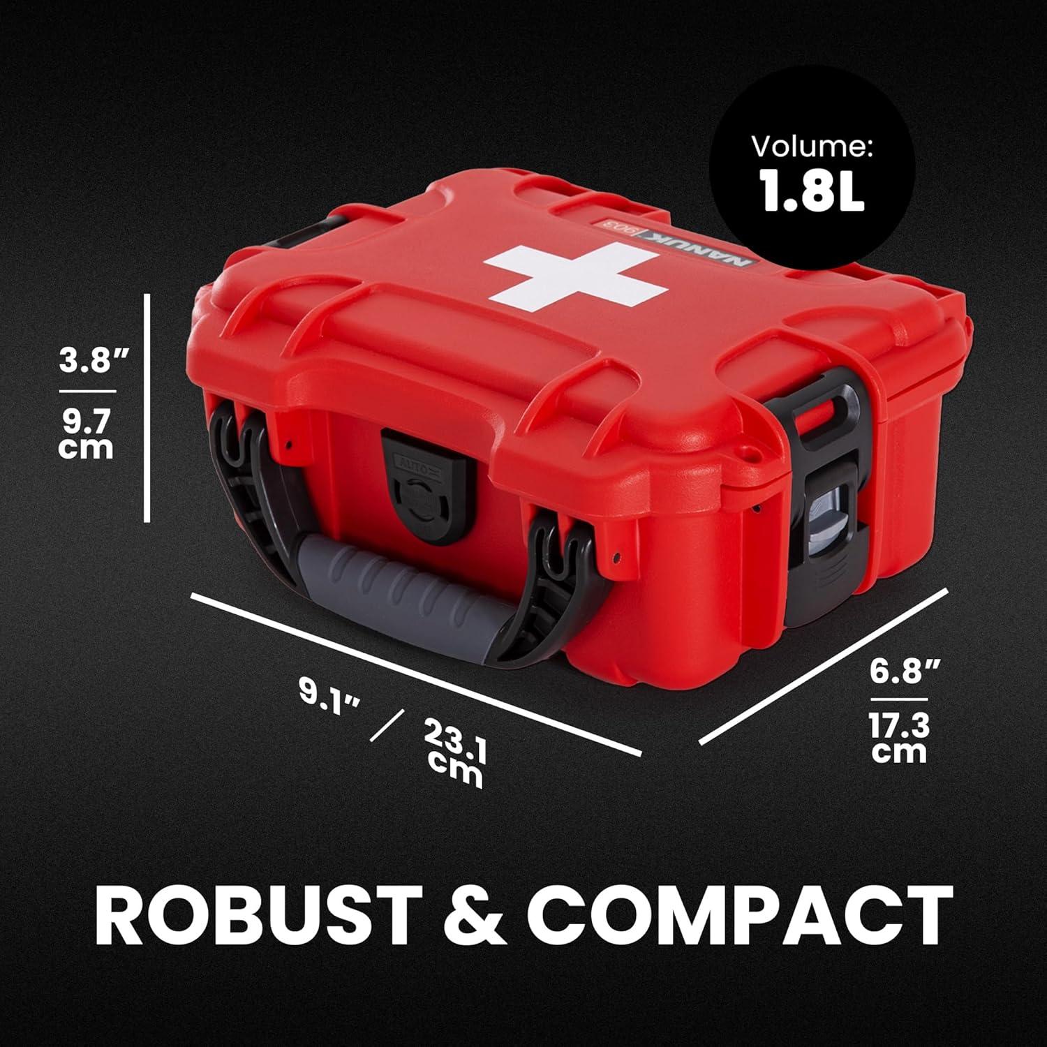 Caja de Primeros Auxilios NANUK 903 Impermeable 188x124x79mm