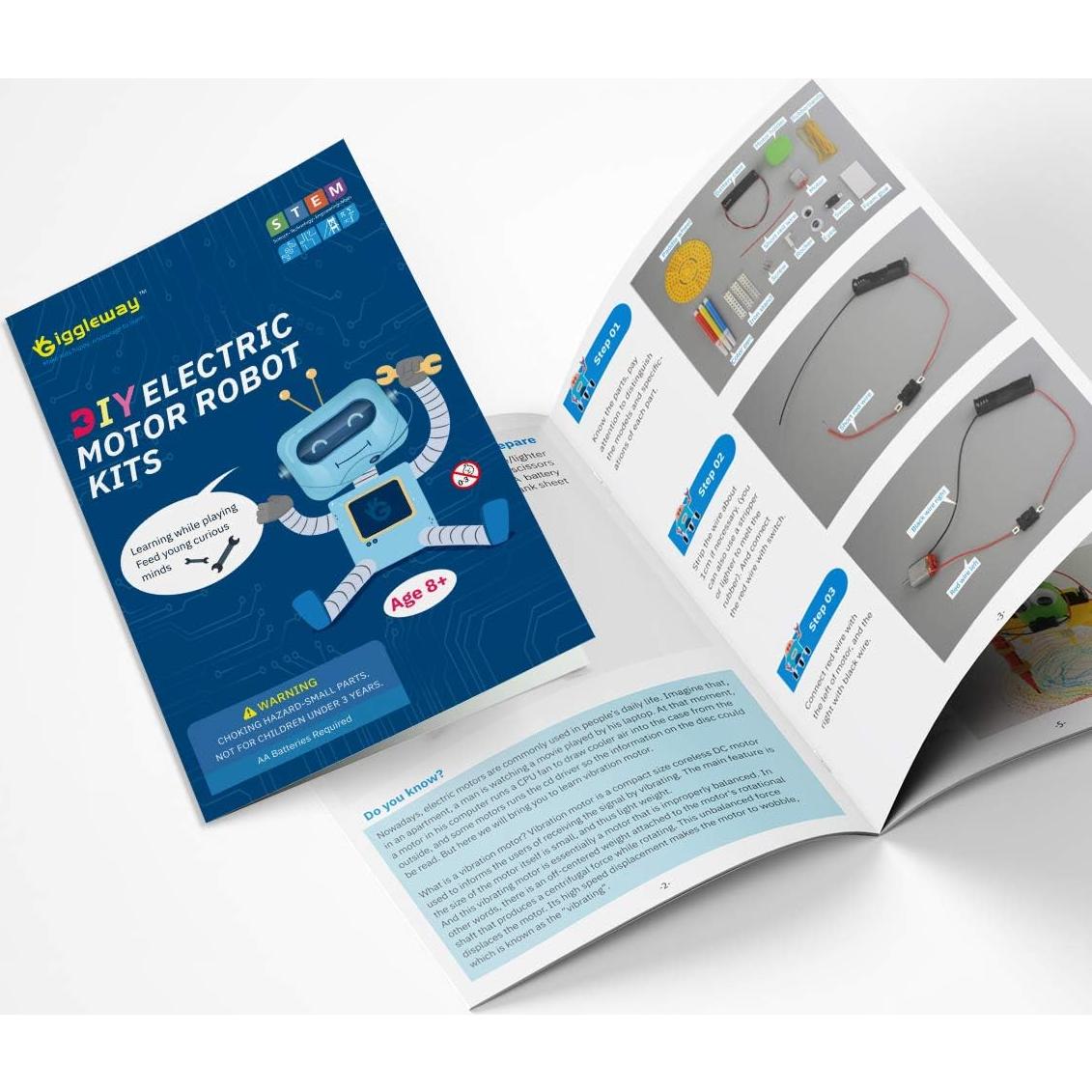 Kits de Ciencia Robótica Giggleway - 3 Experimentos STEM