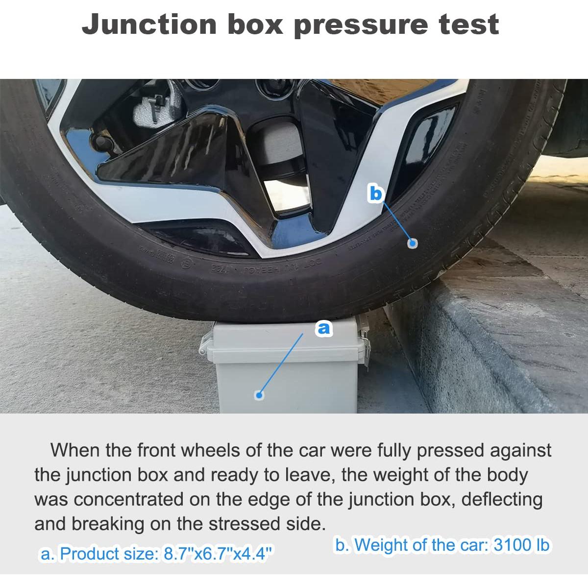 Caja de Conexiones Eléctricas Impermeable GITRUAX 22.1x17x11.2cm