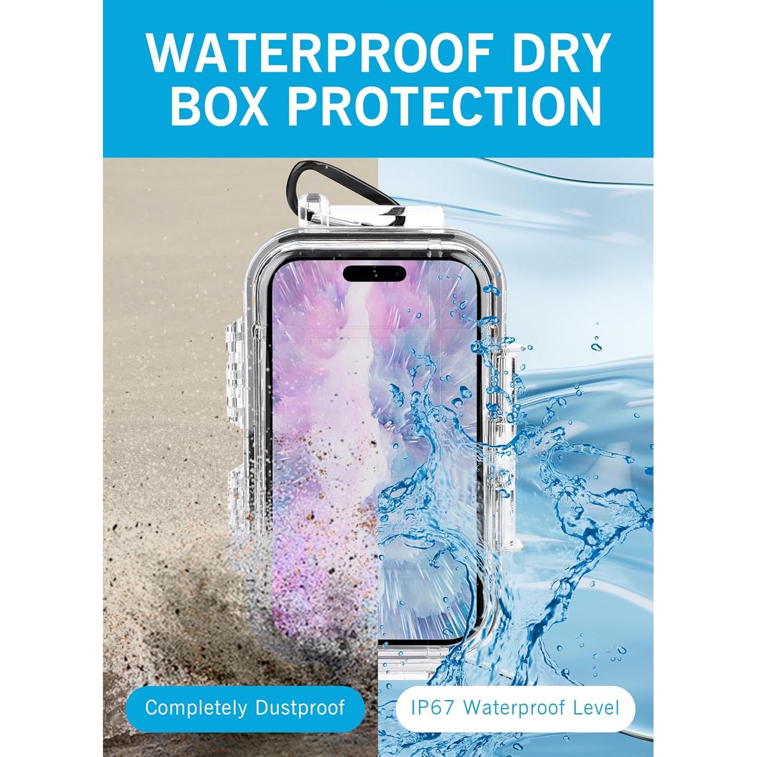 Caja de Almacenamiento Impermeable V BESTLIFE 19x12cm EDC