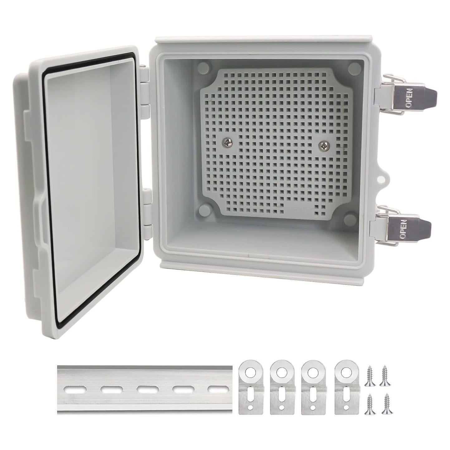 Caja Eléctrica Impermeable IP67 LuSumtly 17x16x9 cm Gris
