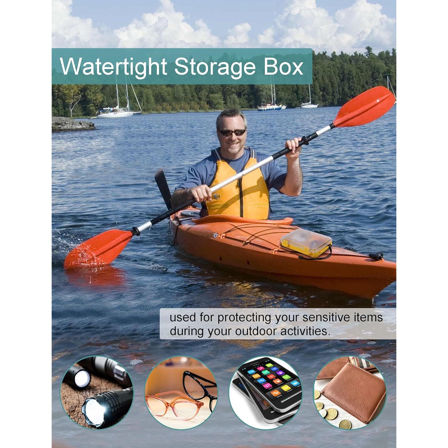 Caja Secadora Impermeable Avlcoaky Amarilla 23,88x16,51 cm