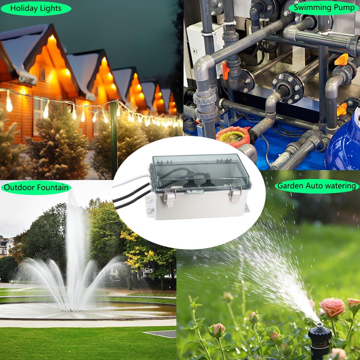 Caja Eléctrica Exterior Impermeable IP55 LuSumtly 22.6x12.4cm