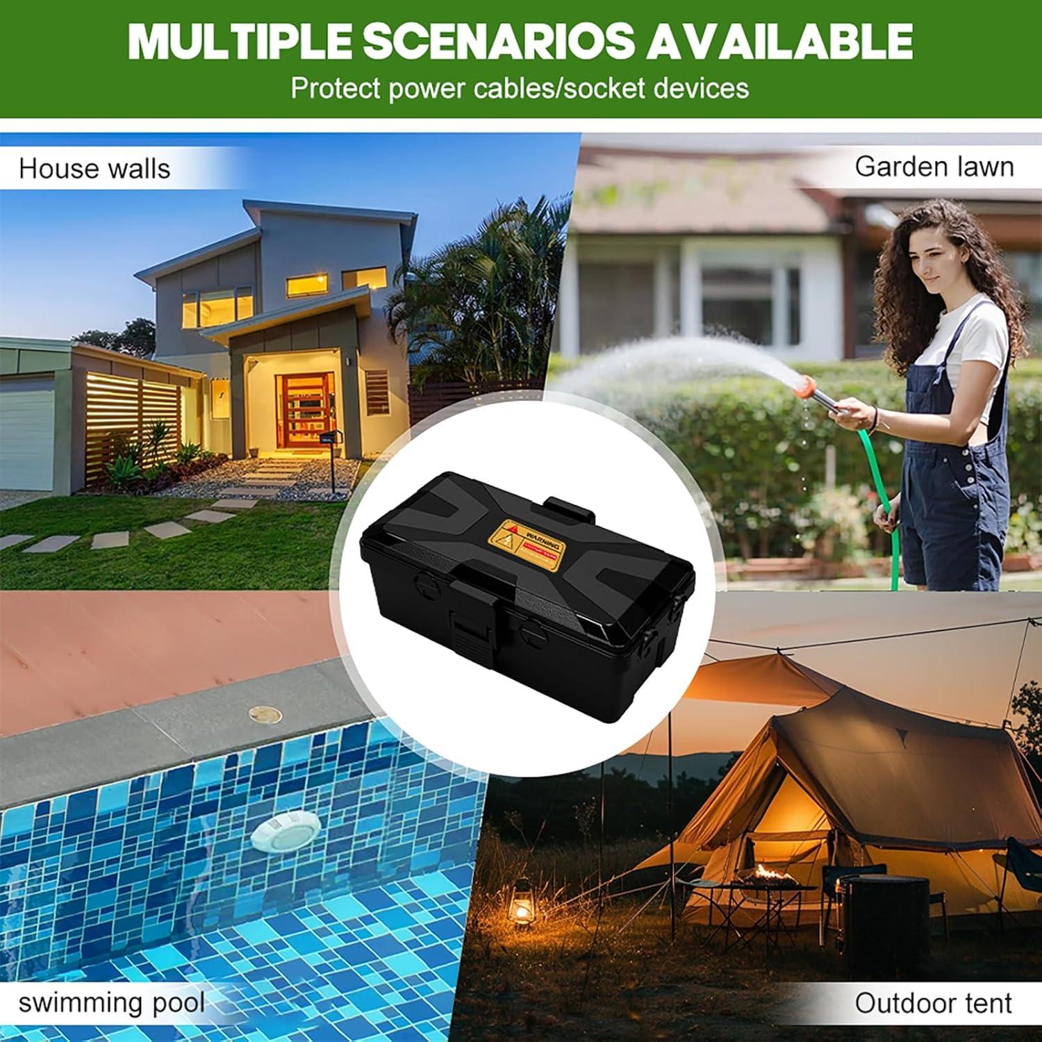 Caja Eléctrica Exterior IP54 FZDSY Mediana Negra