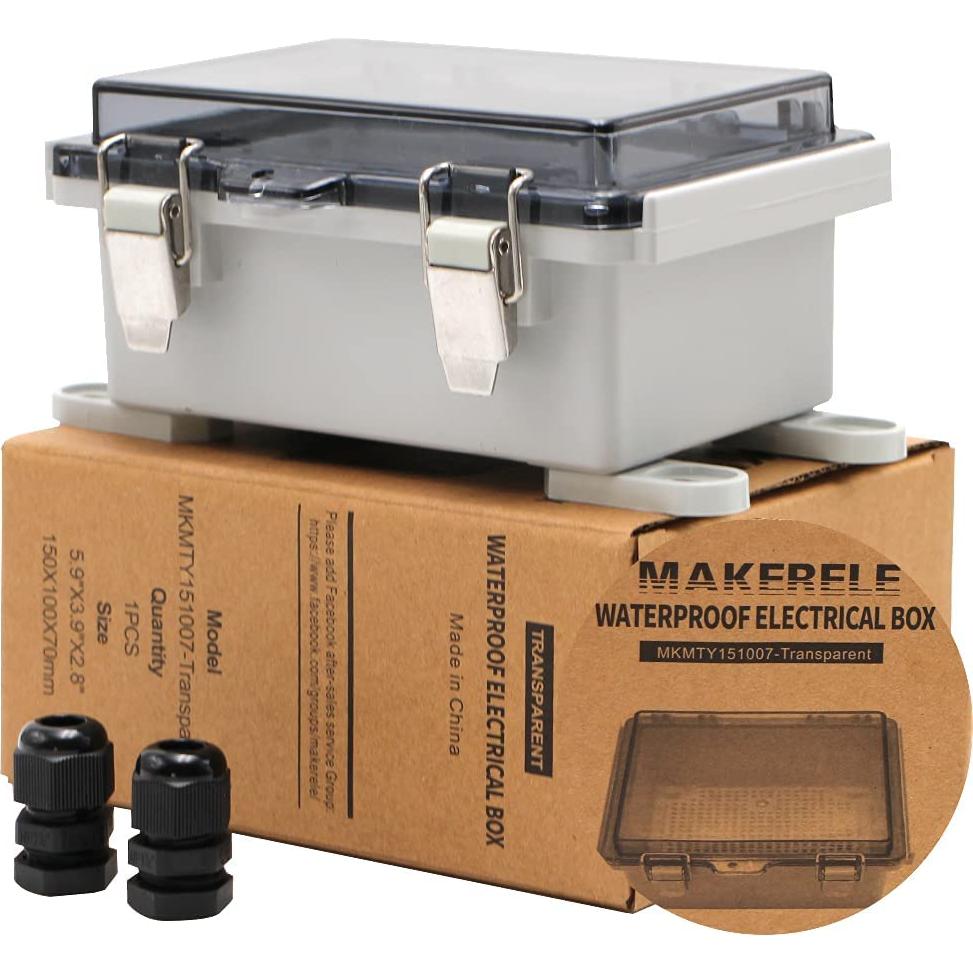 Caja Eléctrica Impermeable MAKERELE 150x100x70mm IP67