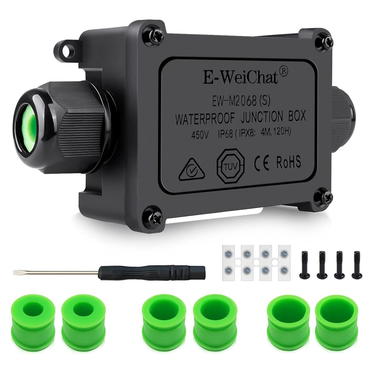 Caja de Conexiones Impermeable 2 Vías Allaounion IP68