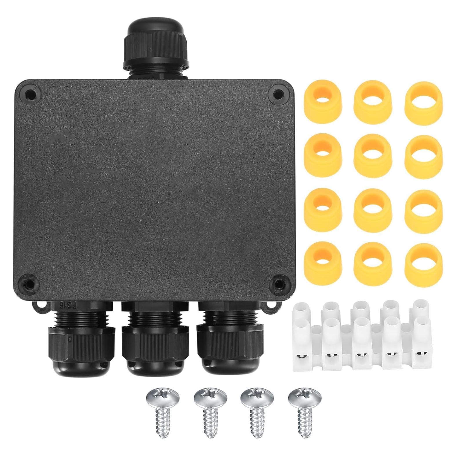 Caja de Conexiones Eléctrica IP68 4 Vías Qiwuhai 4-12mm