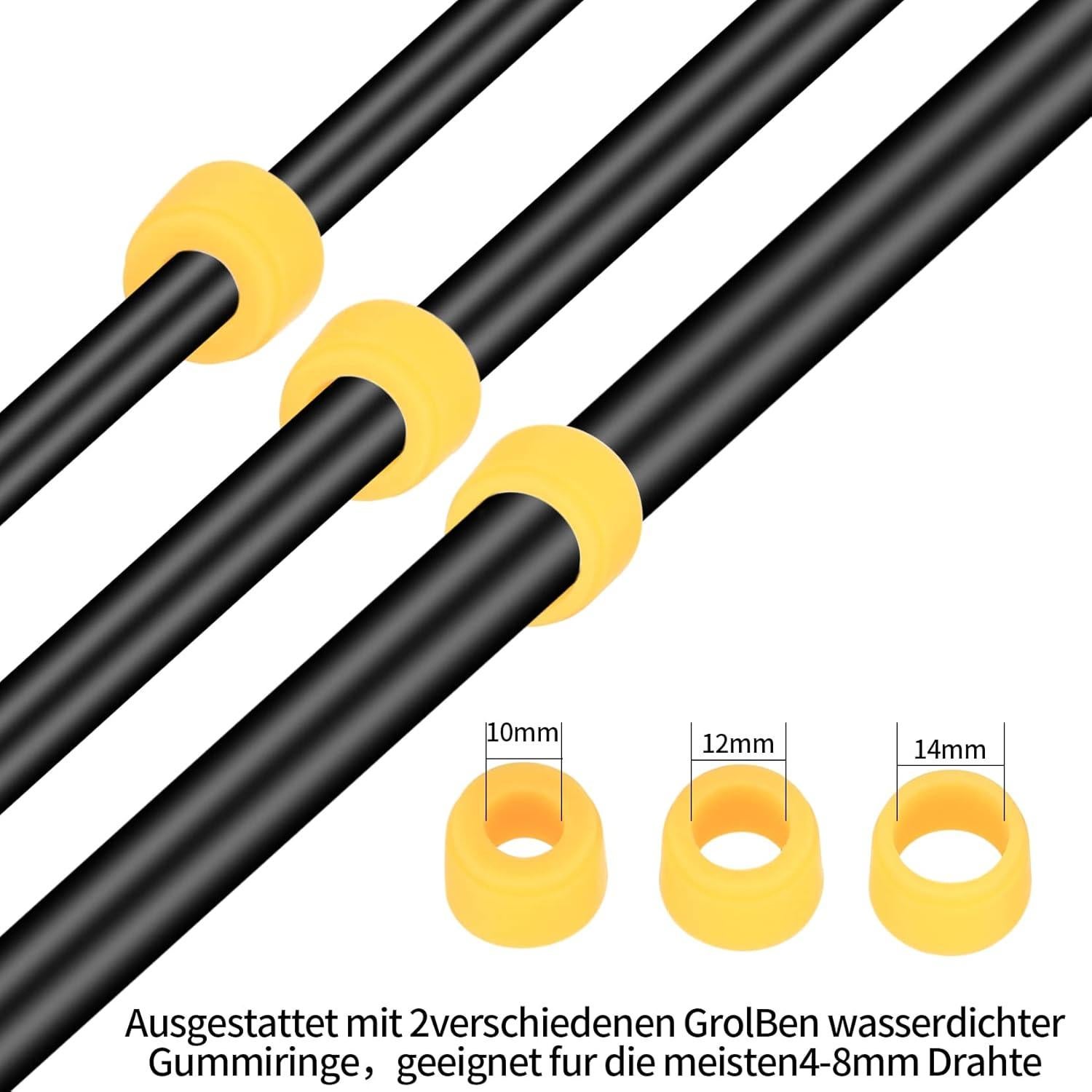 Caja de Conexiones Eléctrica IP68 4 Vías Qiwuhai 4-12mm