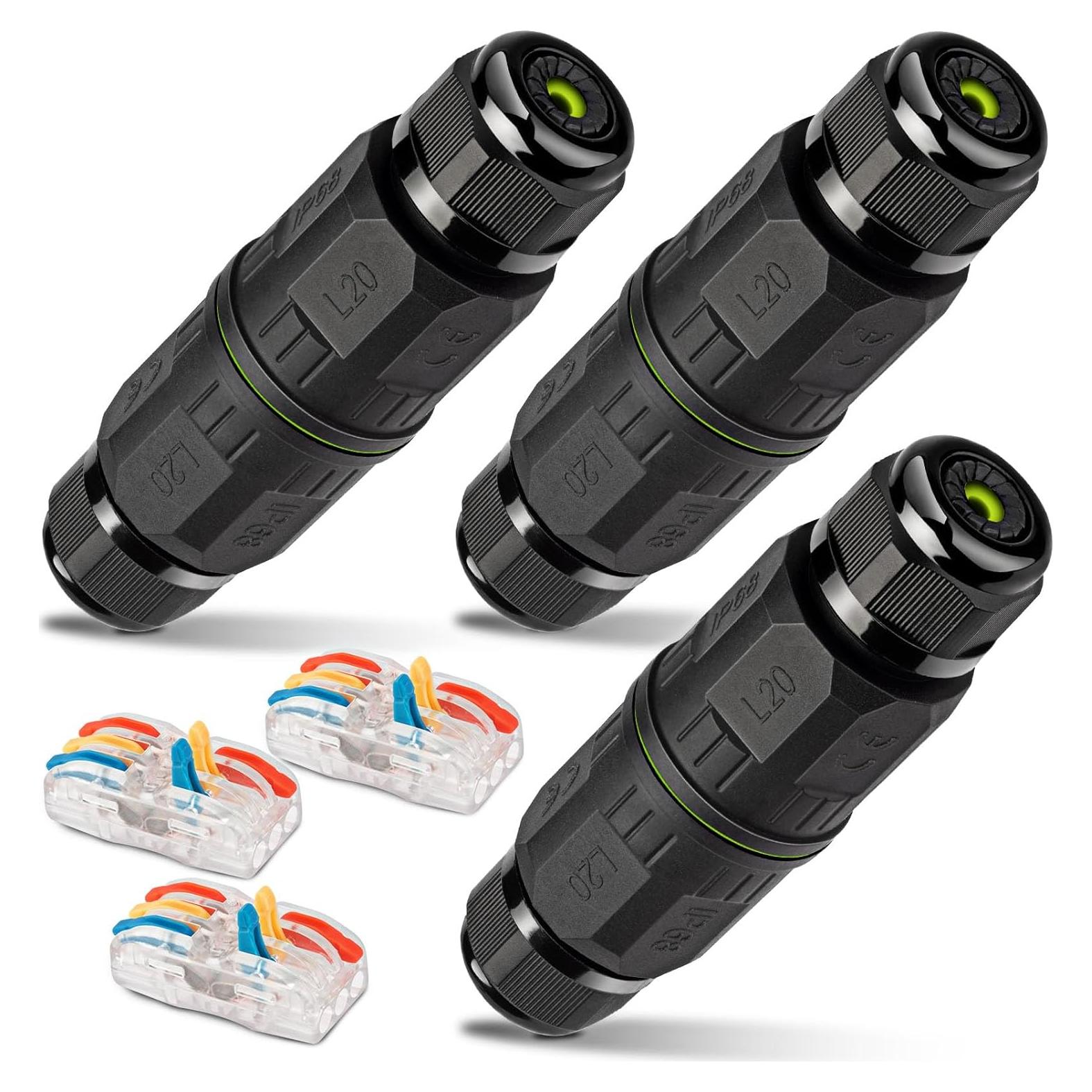 Paquete de 3 Cajas de Conexión SARDVISA IP68 4-10mm