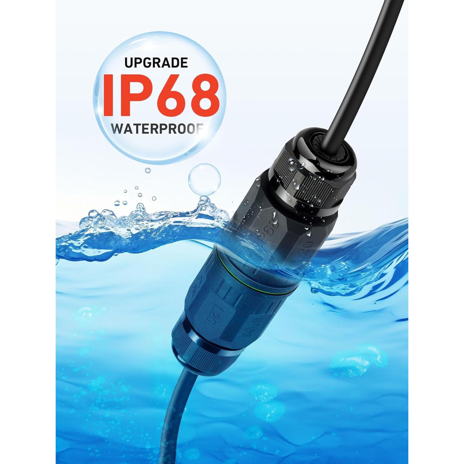 Paquete de 3 Cajas de Conexión SARDVISA IP68 4-10mm