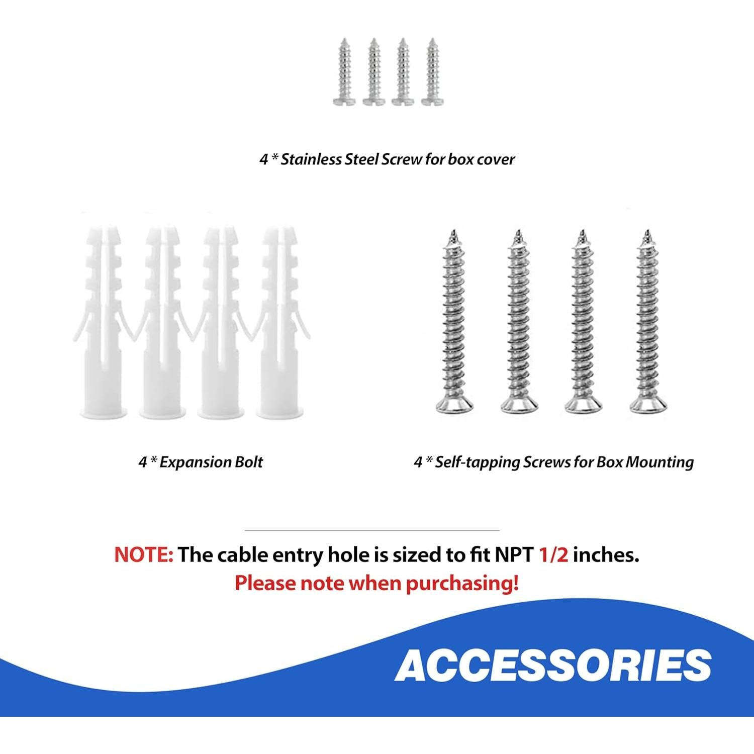 Caja de Conexiones Impermeable TAVONUXT IP65 200x155x80mm