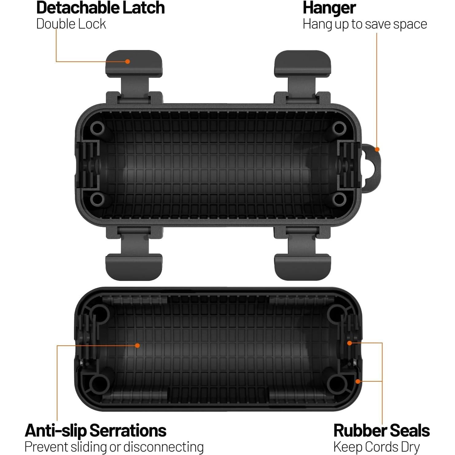 Cubierta de Cable de Extensión IP54 CFMASTER 15,4 cm