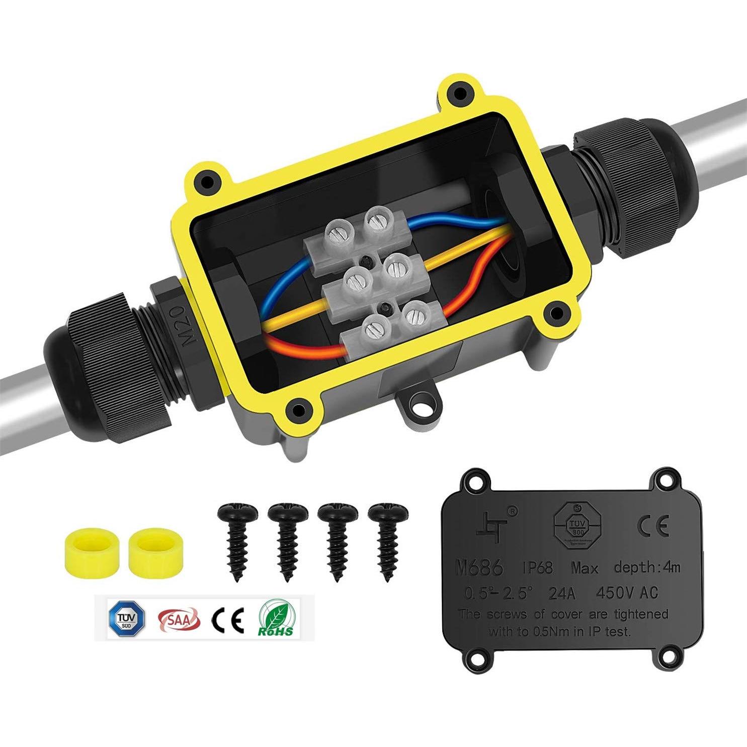 Caja de Conexiones FX IP68 2 Vías M20 Rango 5-12mm