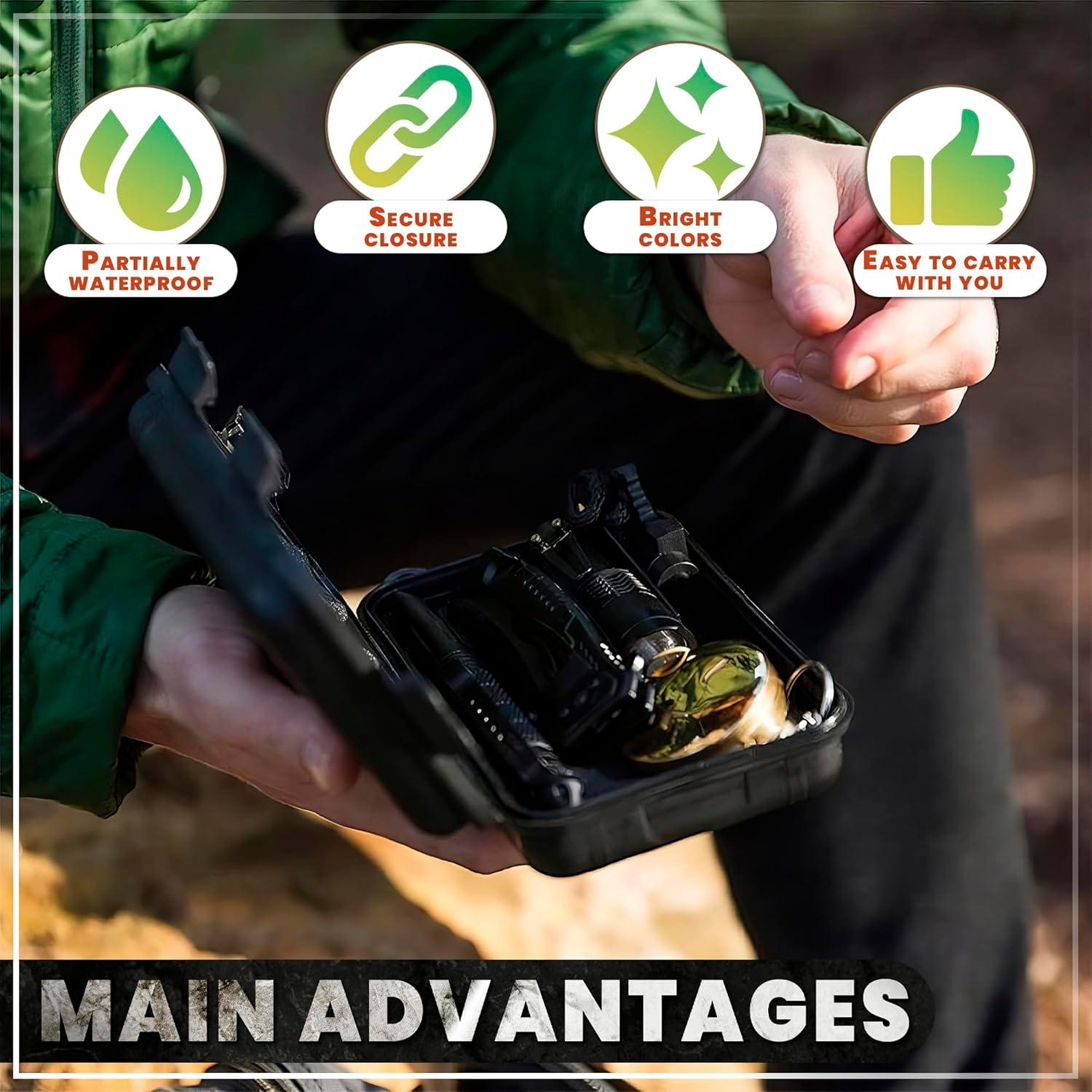 Caja Impermeable Compacta The Little Green Change 2 Pcs